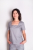  Зображення Медичний жіночий топ "Міранда". Сірий 